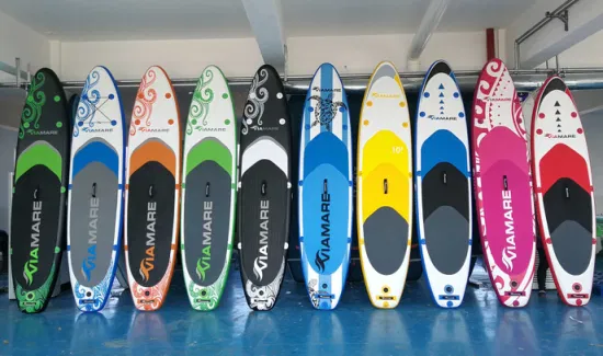 China stellt kundenspezifisches billiges aufblasbares Sup-Board Stand-Up-Paddle-Board her