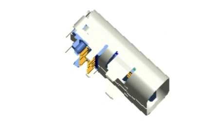 Maßgeschneiderter USB 3.1-Typ-C-Anschluss, 14-poliger Buchsen-Buchsenadapter zum Löten von Drähten und Kabeln, Leiterplattenunterstützung