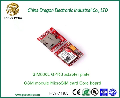 SIM800L GPRS-Adapterplatine GSM-Modul Microsim-Kartenkernplatine